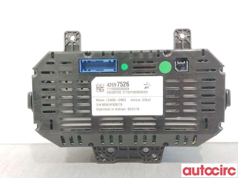Instrumentpanel til Opel Ampera-e 2017-->> (Type II)  (OPEL|42697526|LCW08-GME2)