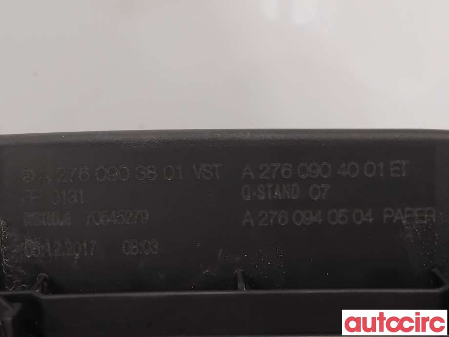 Luftfilterboks til Mercedes GLE 2015-2018 (Fase 2) (W166) (W166) (MERCEDES|A27609004001|70545279|A2760904001)