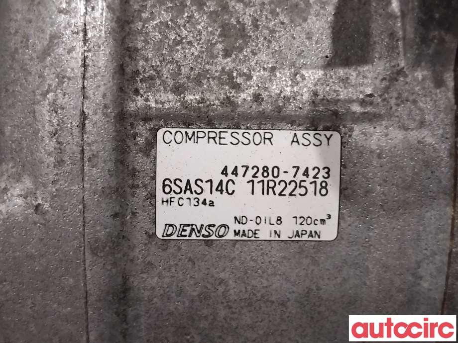 Aircondition kompressor til Mercedes GLA 2014-2020 (X156) (X156) (MERCEDES|A0038304460|447280-7423|A0008303502)