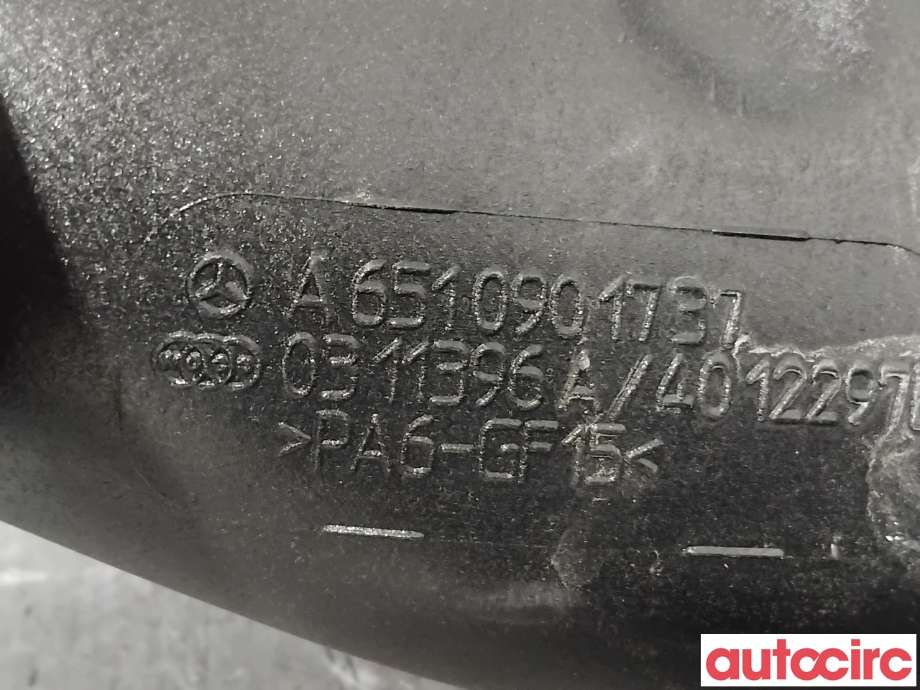 Turbo rør til Mercedes GLA 2014-2020 (X156) (X156) (MERCEDES|A6510901737|)