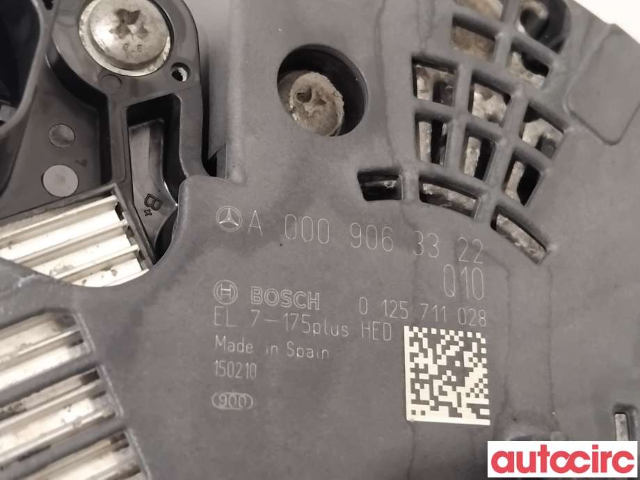 Dynamo til Mercedes GLA 2014-2020 (X156) (X156) (MERCEDES|A0009063322|0125711028)