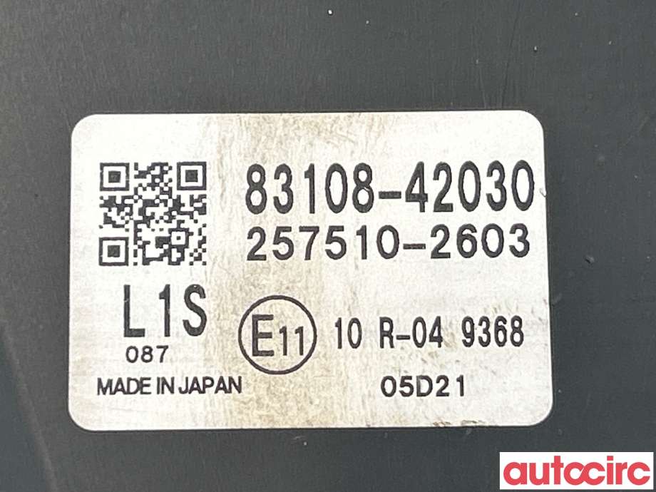 Multimedia display (MCU - Media Controller Unit) til Toyota RAV4 2019-->> (Type V)  (TOYOTA|8310842030)