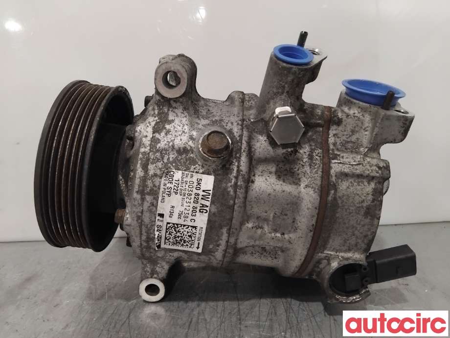 Aircondition kompressor til Audi Q3 2011-2014 (Type I, Fase 1)  (AUDI|5K0820803CX|1722|5K0820803K)