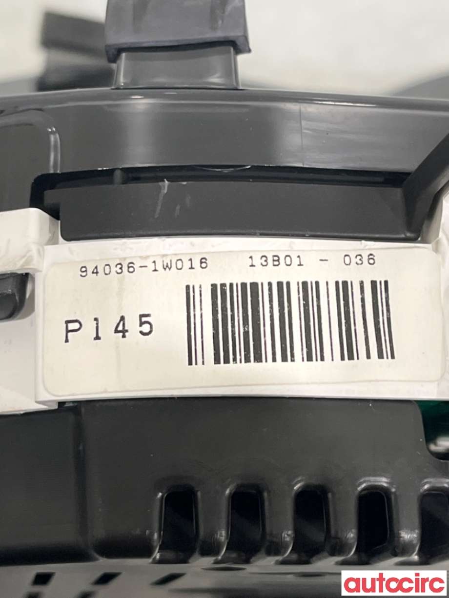Instrumentpanel til Kia Rio 2011-2017 Type III  (KIA|940361W016||94036-1W016)