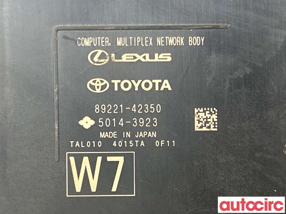 Styreenhet diverse til Toyota RAV4 2019-->> (Type V) (TOYOTA|892204BX10|89221-42350)