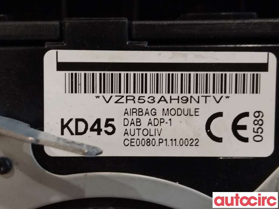 Airbag rattpute til Mazda CX-5 2012-2017 (Type I) (MAZDA|KD45-57-K00C|)