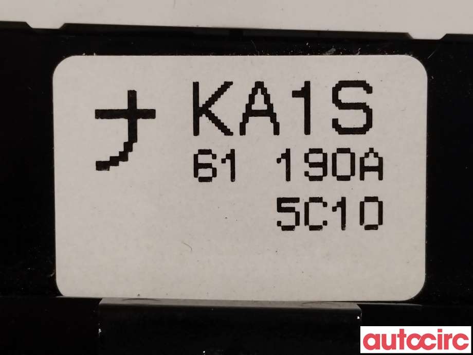 Varmeapparat betjening til Mazda CX-5 2012-2017 (Type I)  (MAZDA|KA1S-61-190D||KA1S-61-190A)