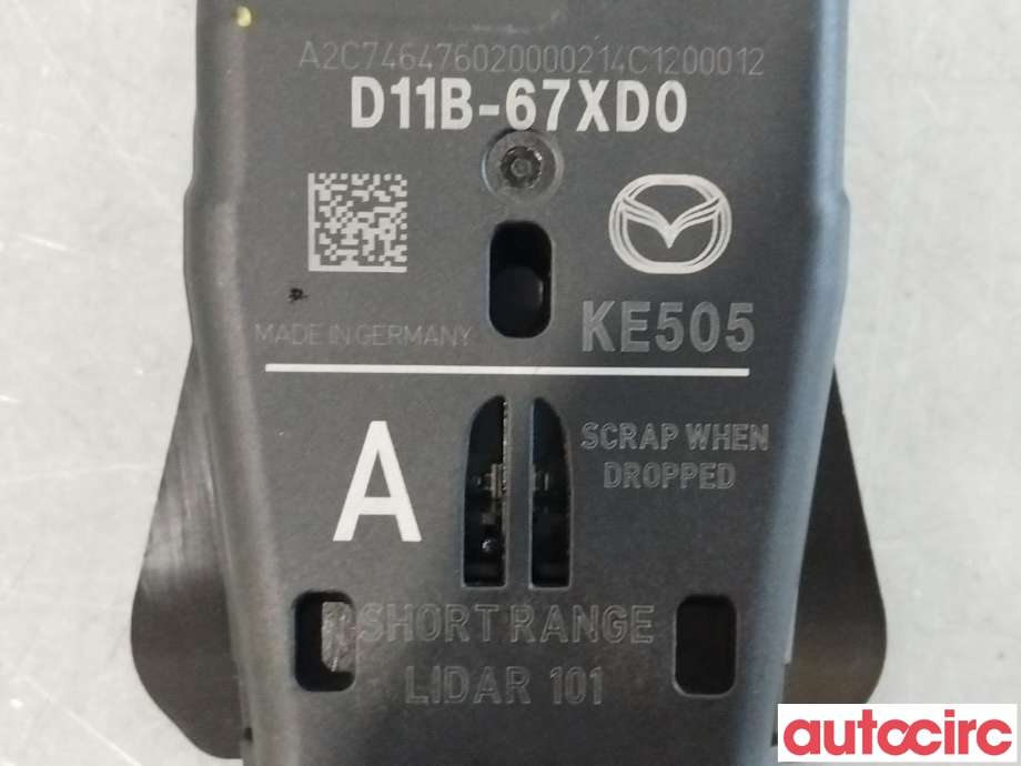 Sensor radar til Mazda CX-5 2012-2017 (Type I) (MAZDA|D11B-67-XD0B||D11B-67XD0)