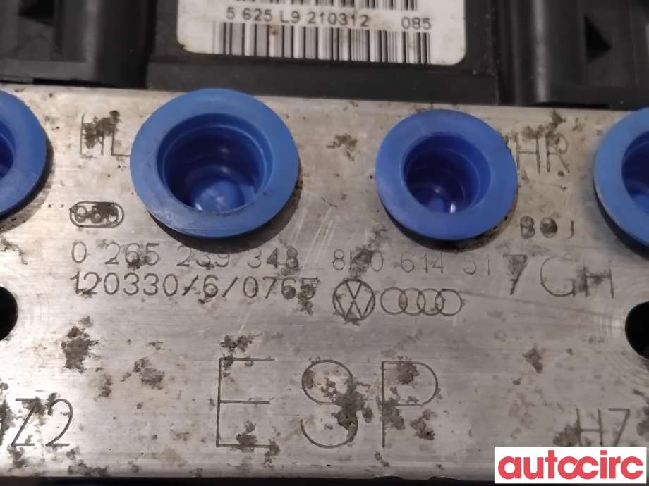 ABS sentral til Audi A5 2007-2016 (Type I)  (AUDI|8K0614517GJ|0265239348|8K0614517GH)