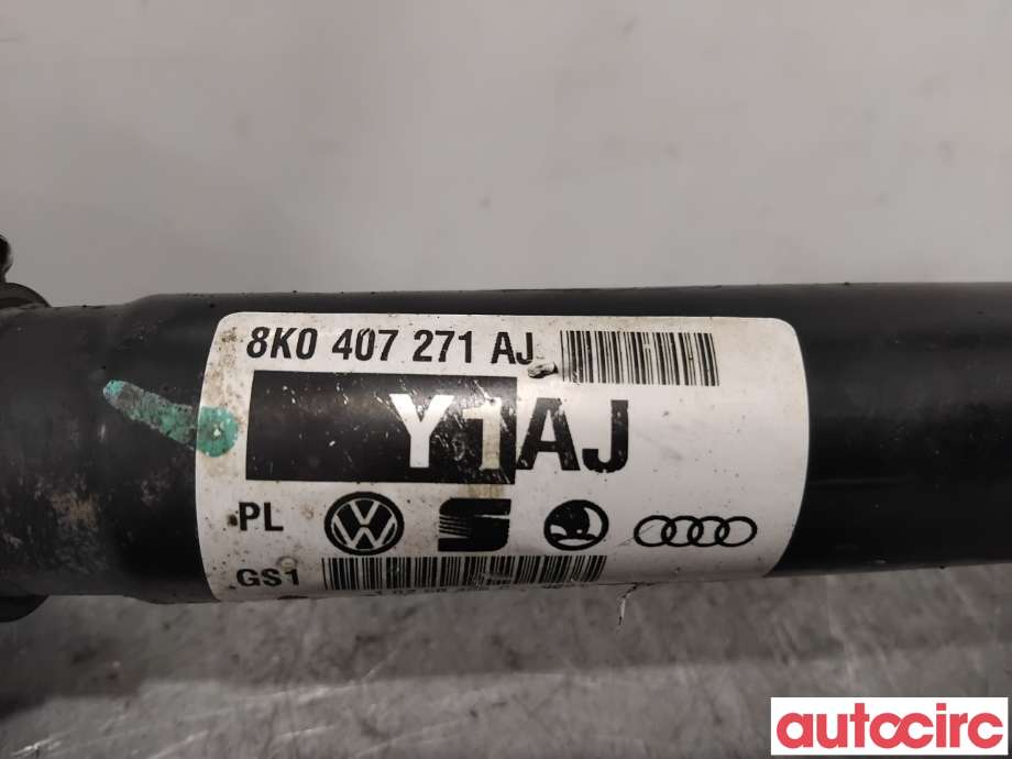Drivaksel høyre foran til Audi A5 2007-2016 (Type I)  (AUDI|8K0407451LX|Y1AJ|8K0407271AJ)