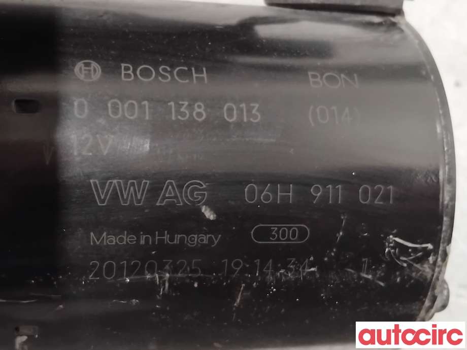 Starter til Audi A5 2007-2016 (Type I)  (AUDI|06H911021X|0001138013|06H911021DX)