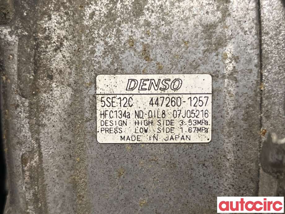 Aircondition kompressor til Toyota Corolla 2007-2013  (TOYOTA|8831002480|447260-1257|)