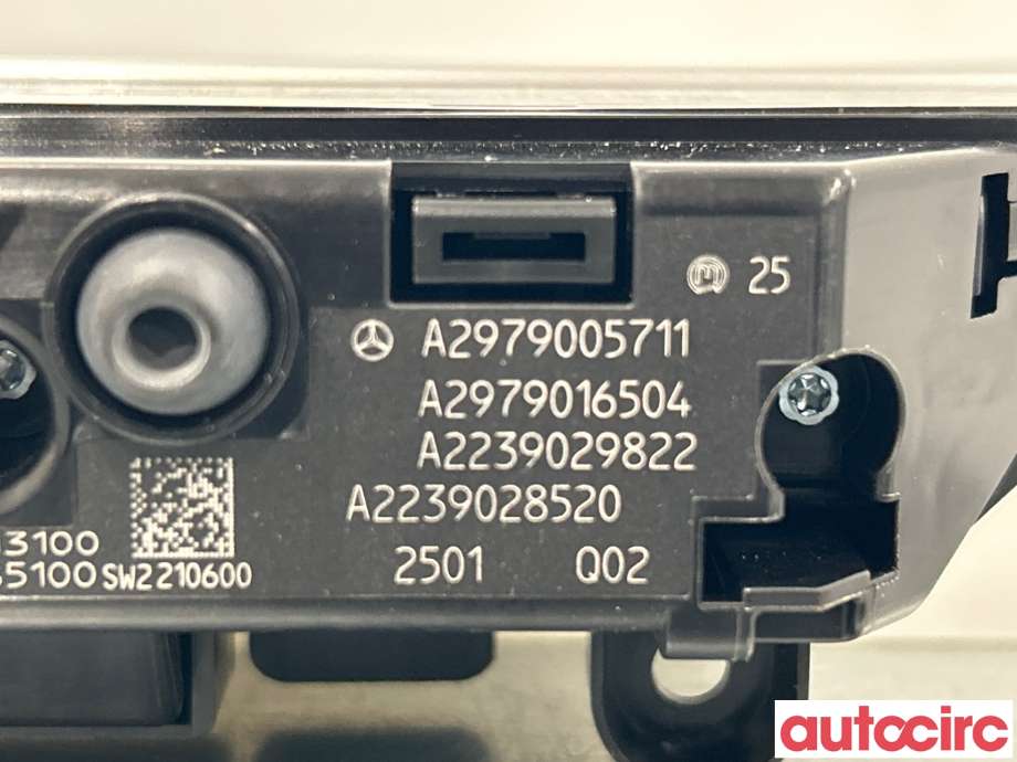 Varmeapparat betjening til Mercedes EQE 2022-->>  (MERCEDES|A2979005711)