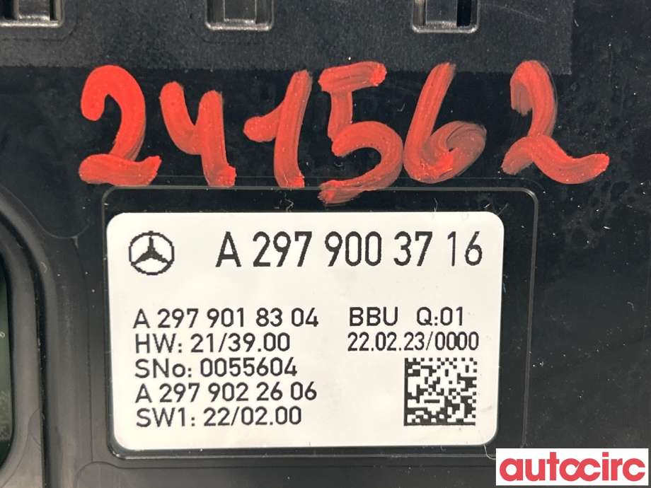 Instrumentpanel til Mercedes EQE 2022-->>  (MERCEDES|A2979003716)