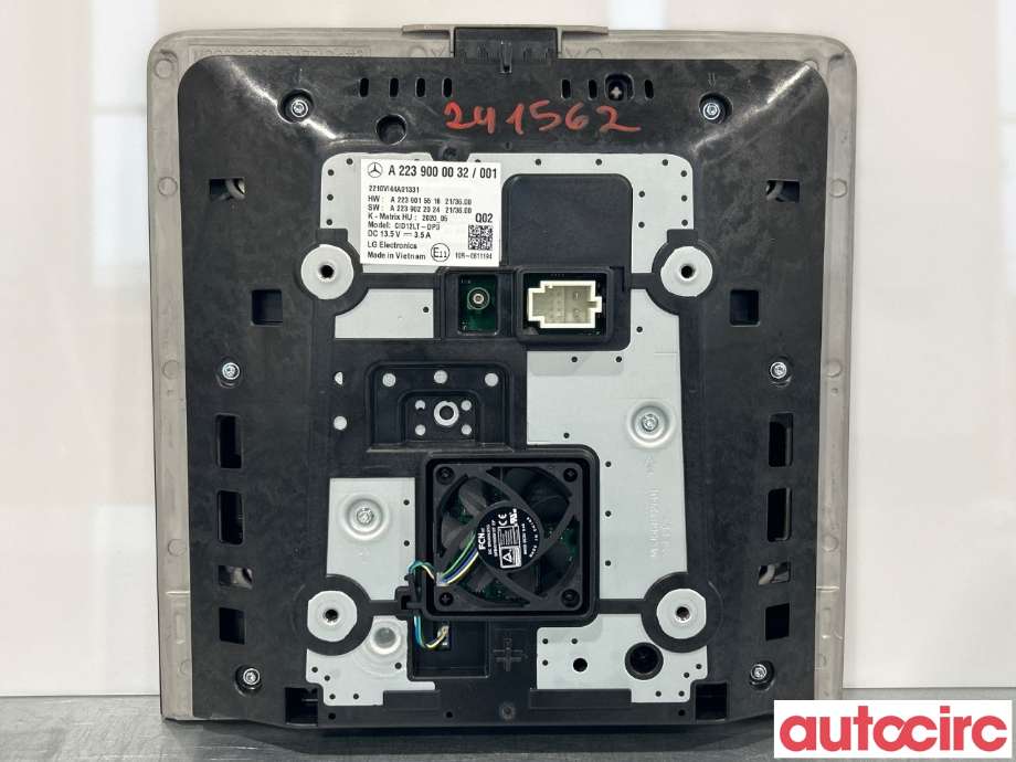 Multimedia display (MCU - Media Controller Unit) til Mercedes EQE 2022-->> (MERCEDES|A2239000032)
