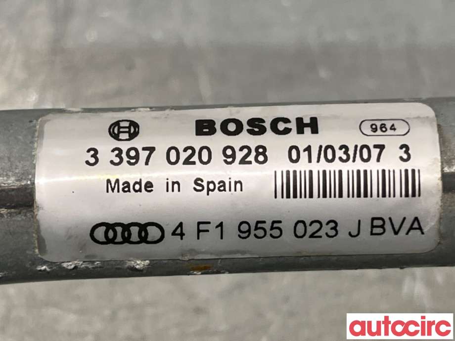 Viskermotor frontrute til Audi A6 2005-2008 (Type III, Fase 1) (C6) (C6) (AUDI|4F1955119C|0390241651|4F1955023K)