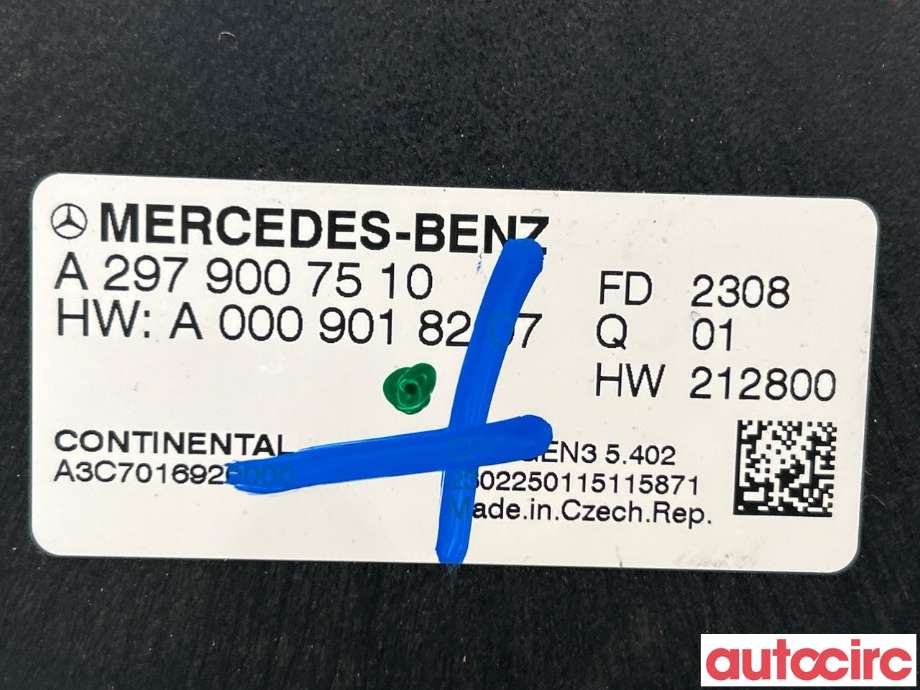 Styreenhet girkasse til Mercedes EQE 2022-->> (MERCEDES|A2979003900|A3C7016920000|A2979007510)