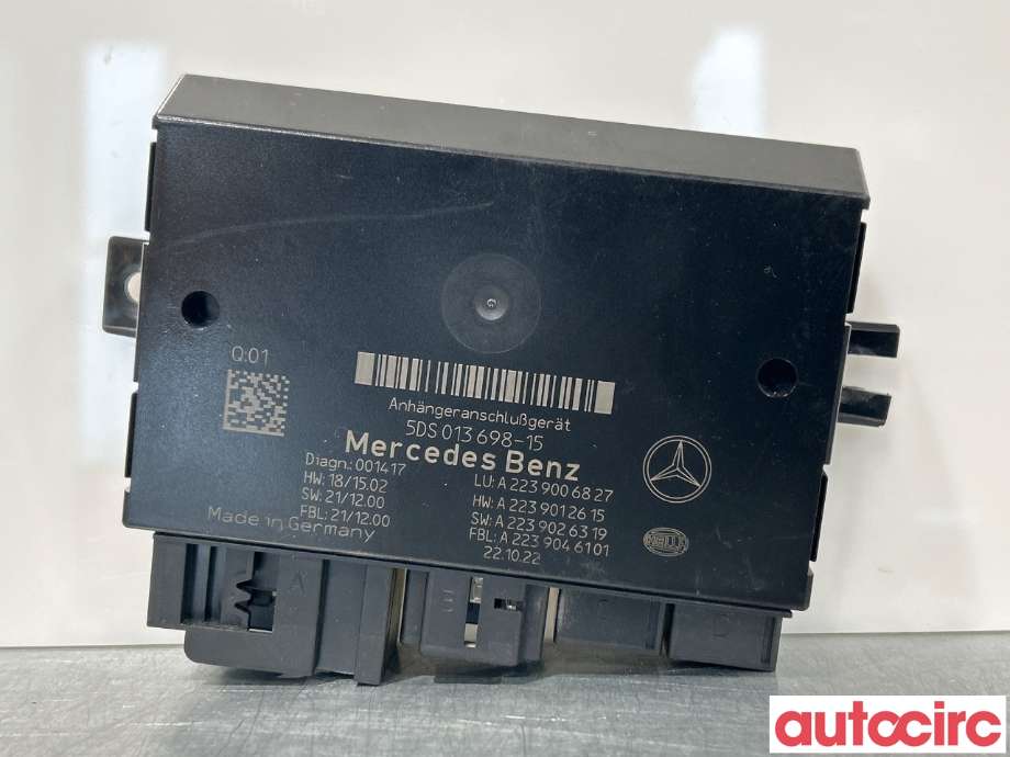 Styreenhet hengerfeste til Mercedes EQE 2022-->> (MERCEDES|A2239006827)