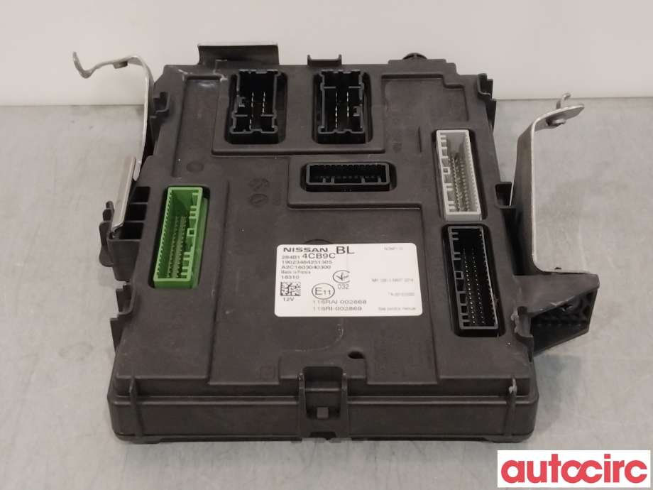Styreenhet comfort (BCM) til Nissan Qashqai 2014-2021 (Type II)  (NISSAN|284B16FP0C||284B14CB9C)