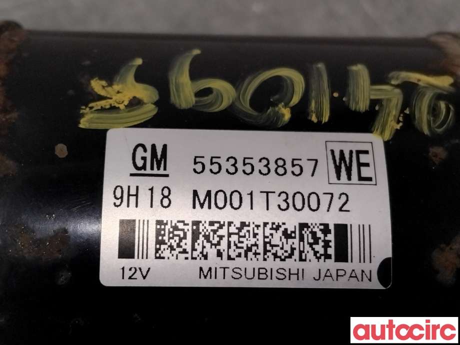 Starter diesel til Opel Insignia A 2009-2014  (OPEL|93169020|M001T30072|95520321)