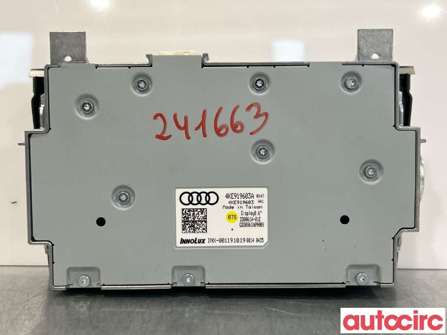 Varmeapparat betjening til Audi e-tron 2018-->>  (AUDI|4KE919603A)