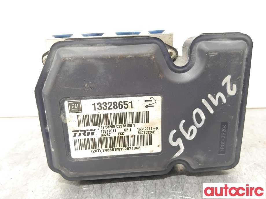 ABS sentral til Opel Insignia A 2009-2014  (OPEL|13321113|16817011|22757652)