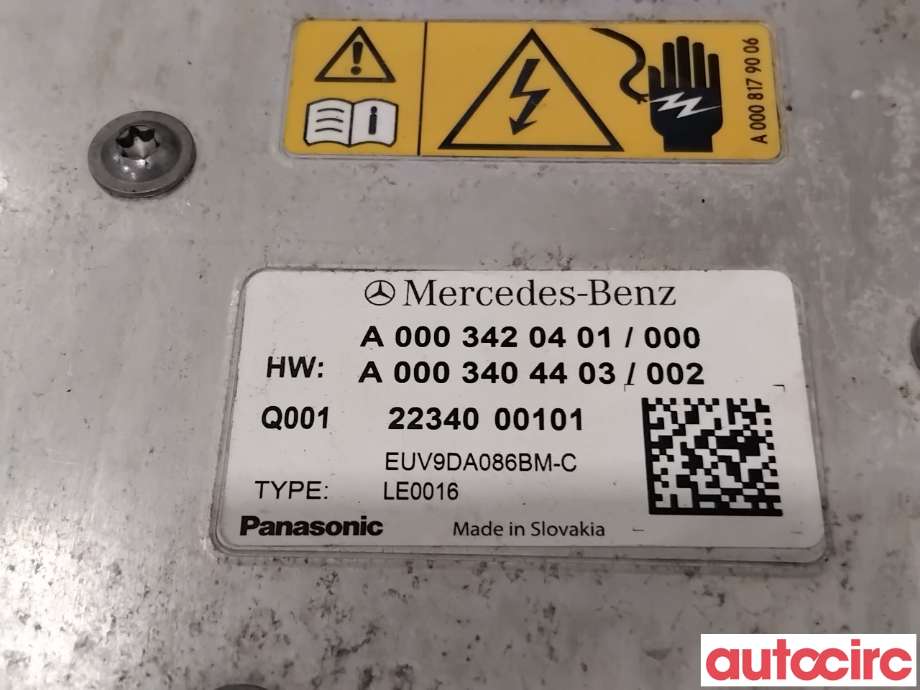 DCDC converter hybrid til Mercedes EQE 2022-->>  (MERCEDES|A0003420401|LE0016|A0003422801)