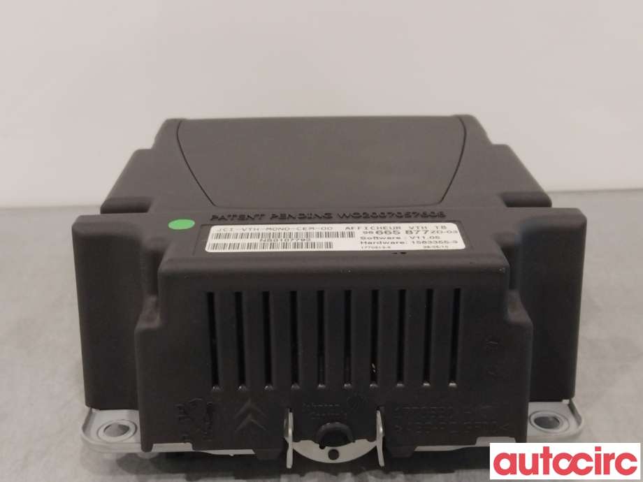 Instrumentpanel til Peugeot 5008 2010-2017 (Type I)  (PEUGEOT|96665877ZD|)