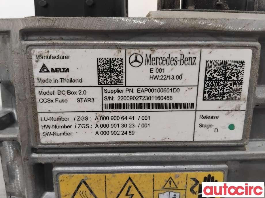 Inverter elbil til Mercedes EQE 2022-->>  (MERCEDES|A0009006441|)