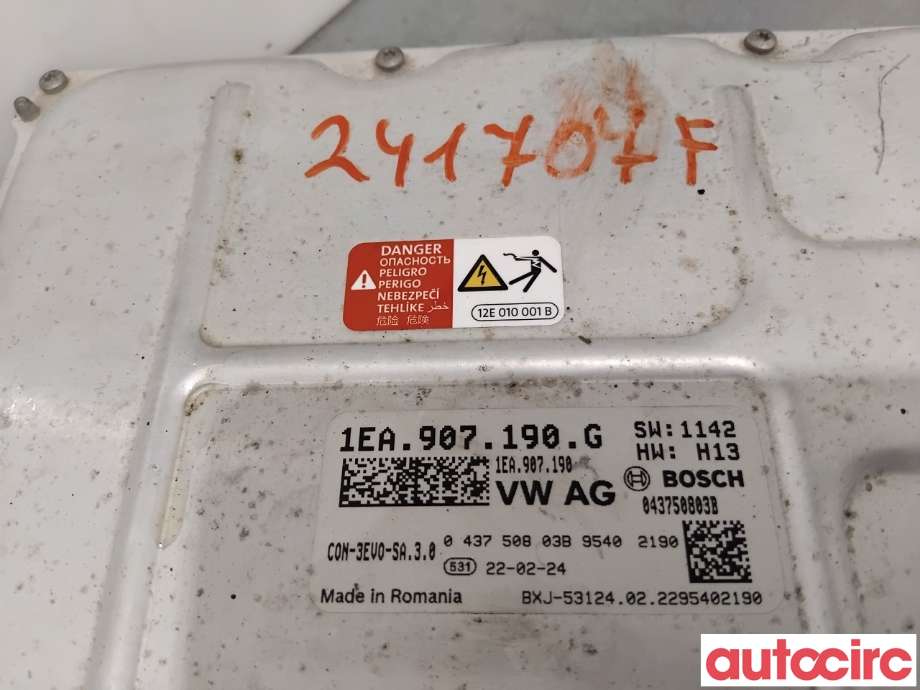 Inverter elbil til VW ID.4 2020-->>  (VOLKSWAGEN|1EA907190K|043750803B|1EA907190G)