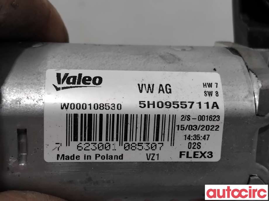 Viskermotor bakrute til VW ID.4 2020-->>  (VOLKSWAGEN|5H0955711A|W000108530|5H0955711C)