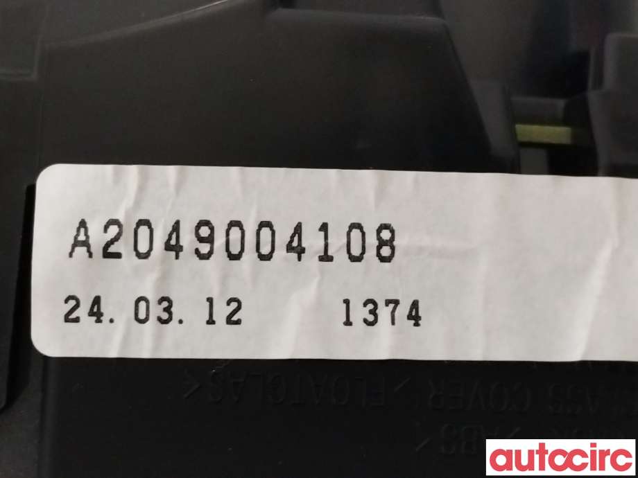 Instrumentpanel til Mercedes C-Klasse 2011-2014 (Fase 2) (W204) (W204) (MERCEDES|A2049004108|)