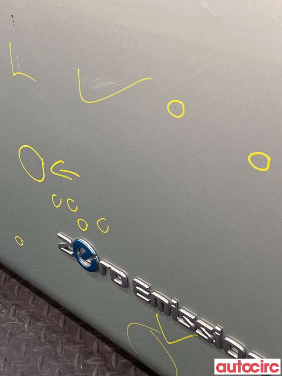 Dør høyre foran til Nissan Leaf 2018-->> (Type II)  (NISSAN|H01005SLMA)