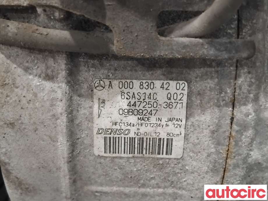 Aircondition kompressor til Mercedes A-Klasse 2018-->> (W177) (W177) (MERCEDES|A0008304202|447250-3671)