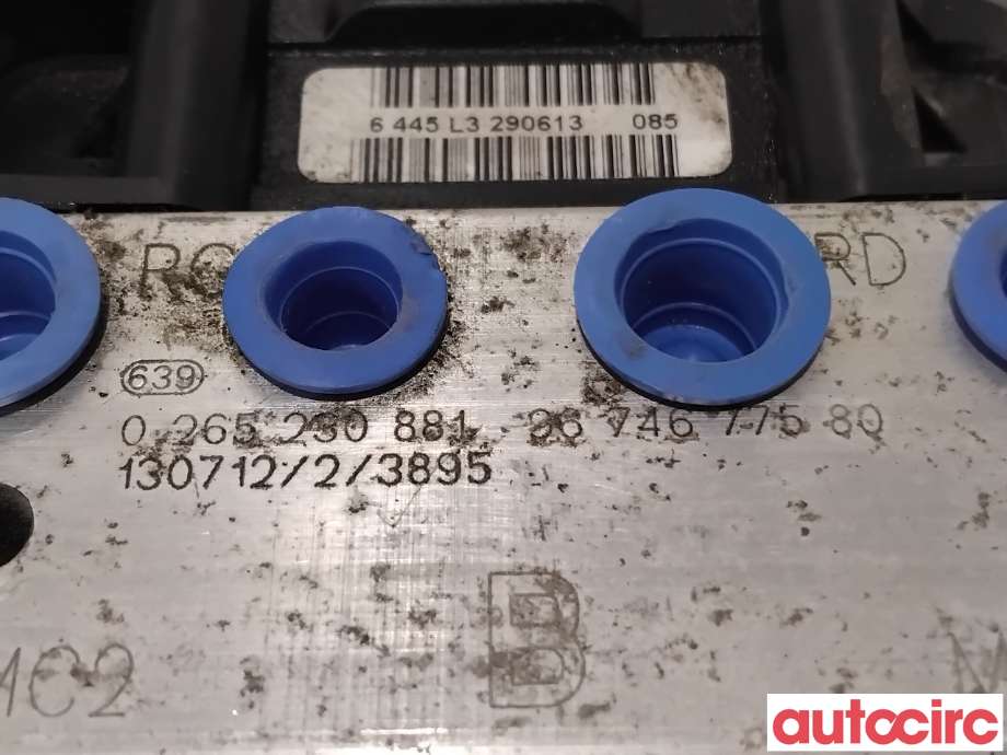 ABS sentral til Peugeot 5008 2010-2017 (Type I)  (PEUGEOT|1607510480|0265230881|9674677580)