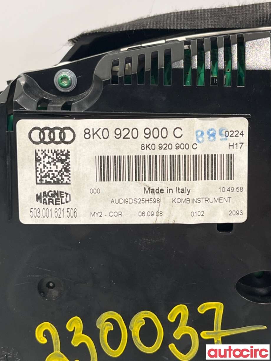 Instrumentpanel til Audi A4 2007-2014 (Type IV) (B8) (B8) (AUDI|8K0920900DX|503001621506|8K0920900C)