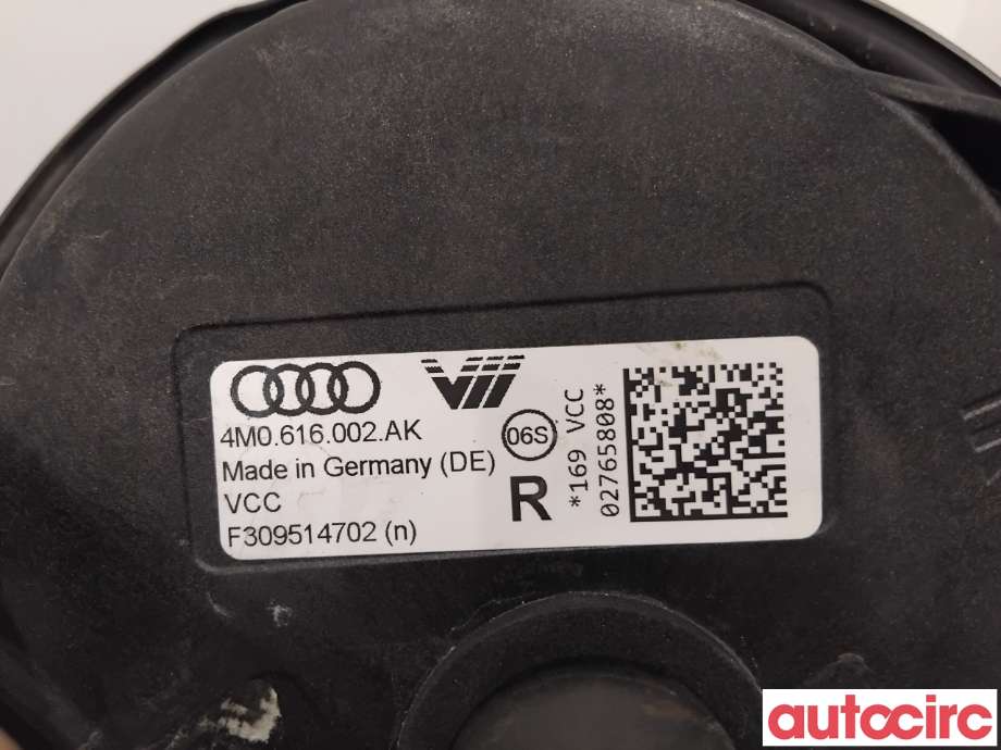 Fjær foran nivå luftpute/belg til Audi e-tron 2018-->>  (AUDI|4M0616002AK|)