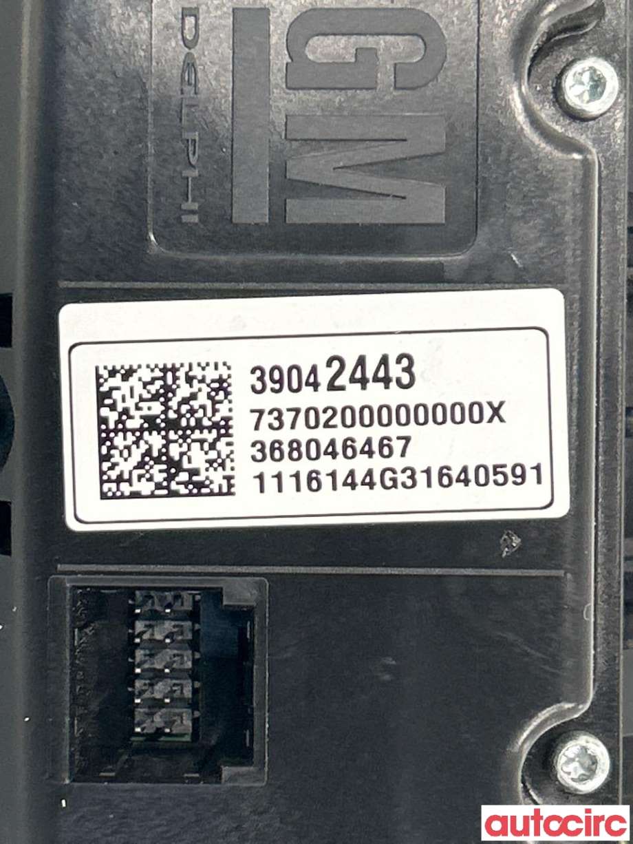 Varmeapparat betjening til Opel Astra K 2015-->>  (OPEL|39042443)