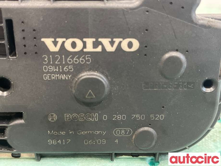Spjeldhus til Volvo XC60 2008-2013 (Type I, Fase 1)  (VOLVO|31216665|0280750520)