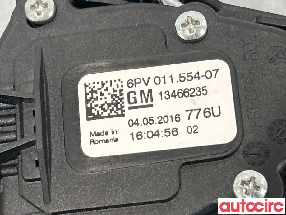 Pedal gass til Opel Astra K 2015-->>  (OPEL|13466235)