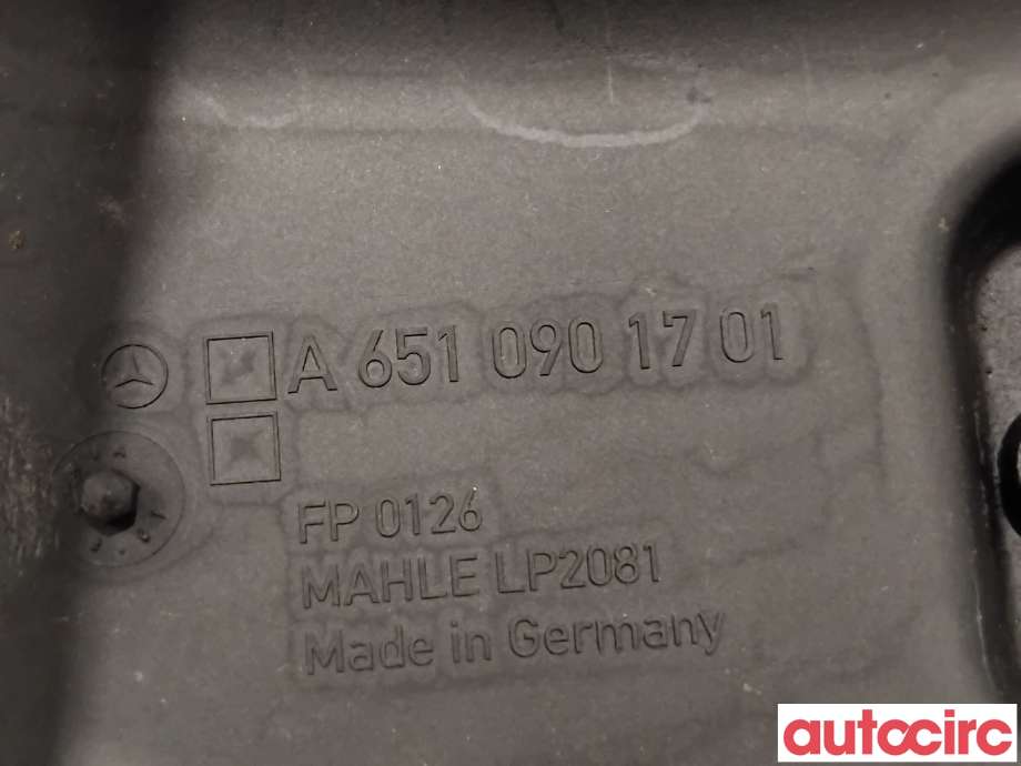 Luftfilterboks til Mercedes C-Klasse 2011-2014 (Fase 2) (W204) (W204) (MERCEDES|A6510901701|)