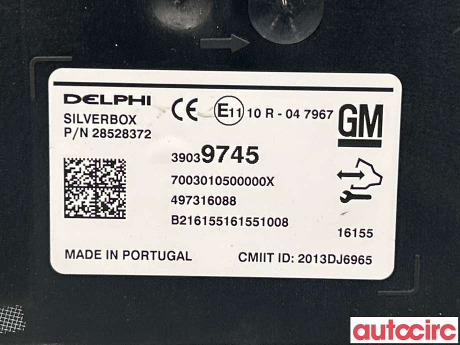 Bilstereo diverse til Opel Astra K 2015-->>  (OPEL|39039745)