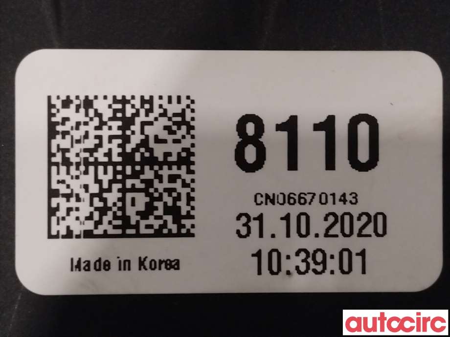 Pedal gass til Hyundai Kona 2021-2023 (Type I, Fase 2)  (HYUNDAI|32700H8110|CN06670143)