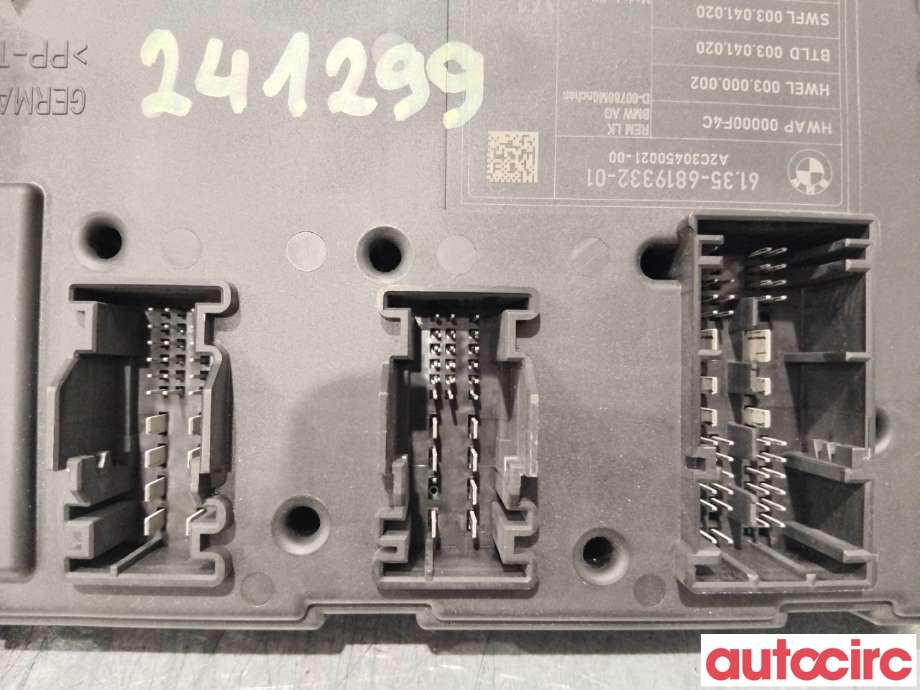 Styreenhet diverse til BMW 3-Serie 2012-2018 (F30/F31/F34) (F30/F31/F34) (BMW|61359499001|A2C30450021-00|6135-6819332)