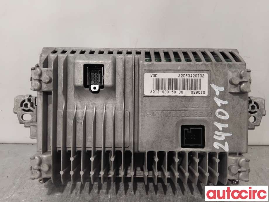 Instrument kjørecomputer til Mercedes E-Klasse 2009-2013 (Fase 1) (W212) (W212) (MERCEDES|A2129009022|A2C53420732|A2129010500)