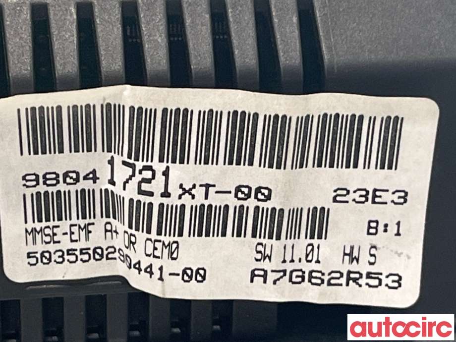 Multimedia display (MCU - Media Controller Unit) til Citroën DS3 2010-2019 (CITROEN|9803402380|98041721XT00)