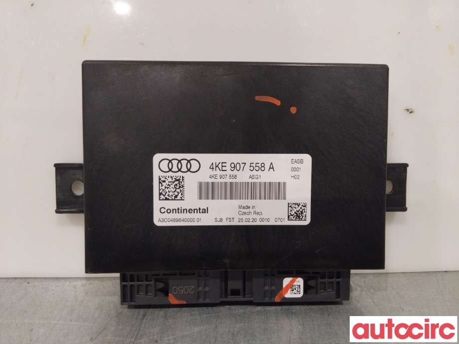 Styreenhet diverse til Audi e-tron, 2018-->>  (AUDI|4KE907558A)