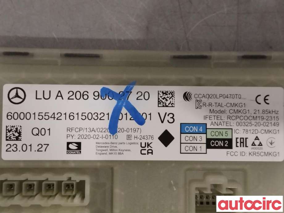 Styreenhet tenning til Mercedes EQE 2022-->> (MERCEDES|A2069002720)