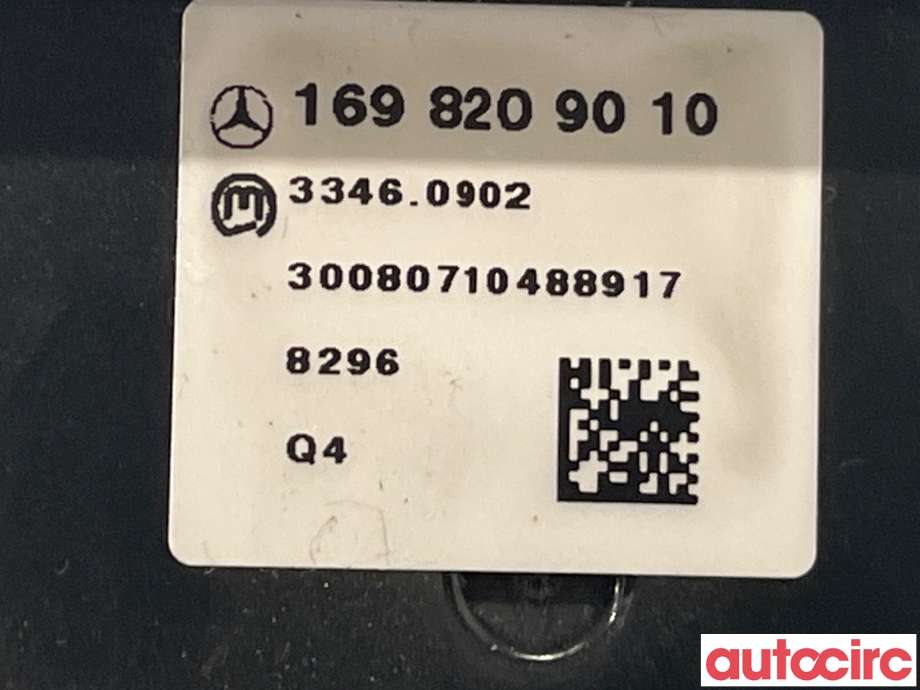 Bryter setevarme til Mercedes B-Klasse 2008-2011 (Fase 2) (W245) (W245) (MERCEDES|A1698209010)
