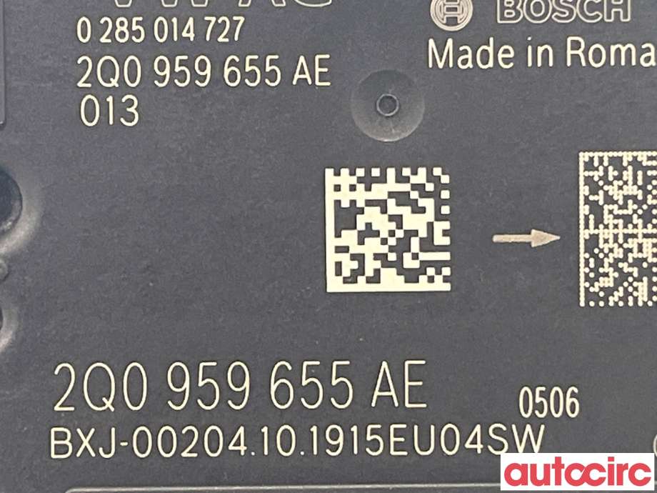 Airbag elektronikk til VW Transporter / Caravelle 2019-->> (T6.1) (T6.1) (VOLKSWAGEN|2Q0959655AE)